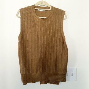 Culture Call Knit Women’s Vest Sweater L/XL